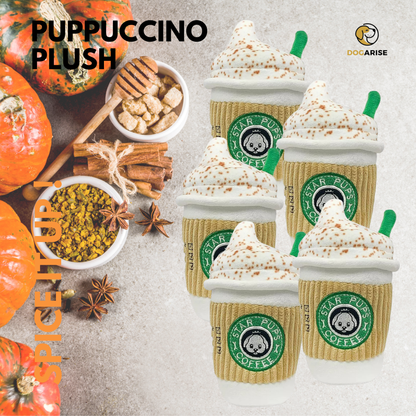 Puppuccino Plush: The Ultimate Latte-Inspired Squeaky Plush Toy for Dogs