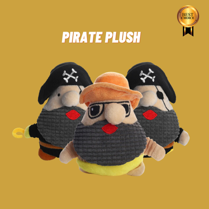 Pirate Plush: Squeaky Pirate Toy for Dogs