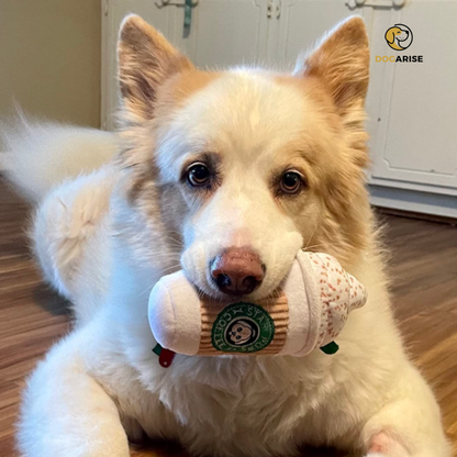 Puppuccino Plush: The Ultimate Latte-Inspired Squeaky Plush Toy for Dogs