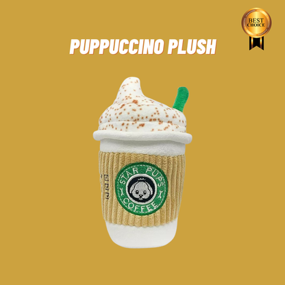 Puppuccino Plush: The Ultimate Latte-Inspired Squeaky Plush Toy for Dogs