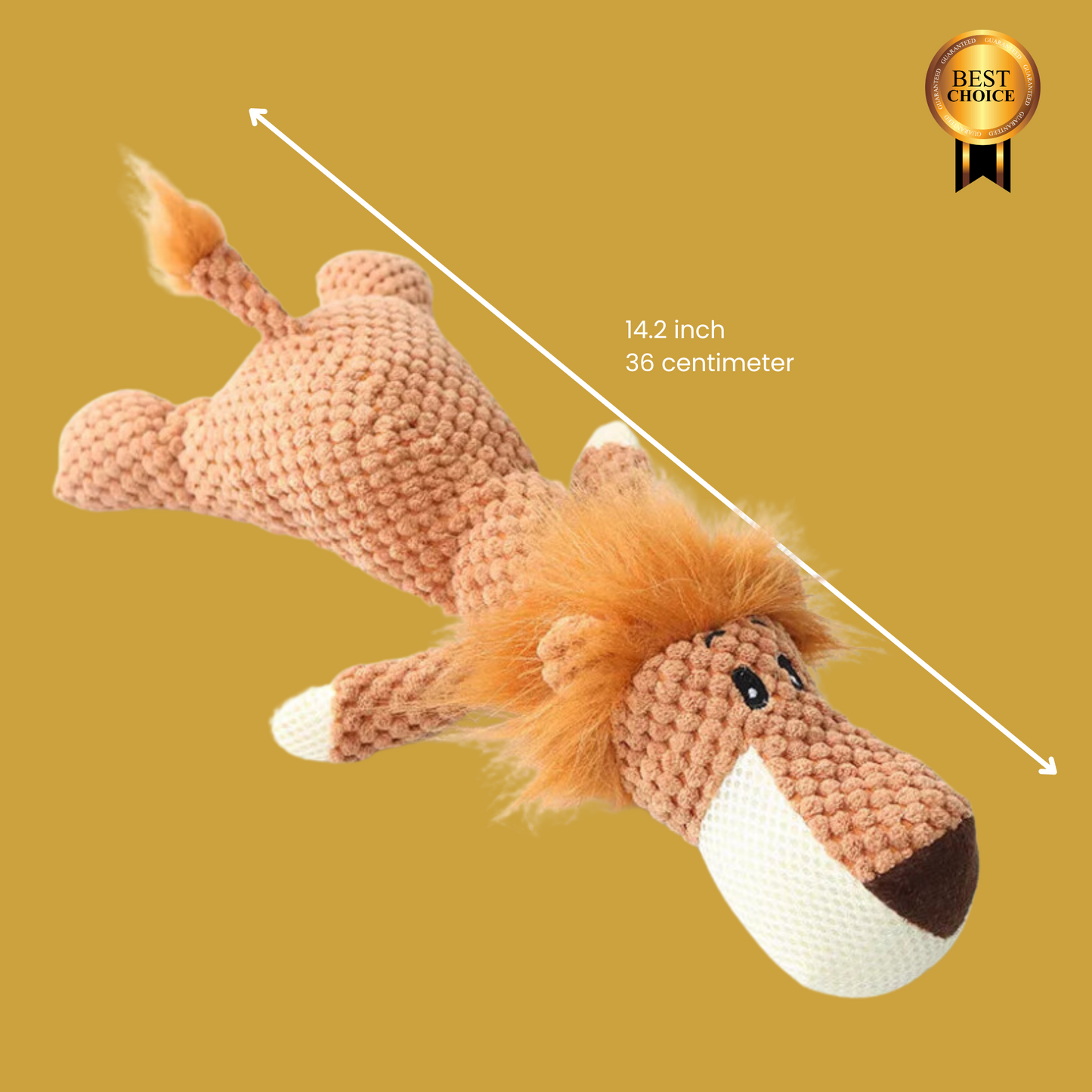 Cartoonster Plush Animal: The Cartoon Inspired Plush Dog Toy [Built-in Squeaker]