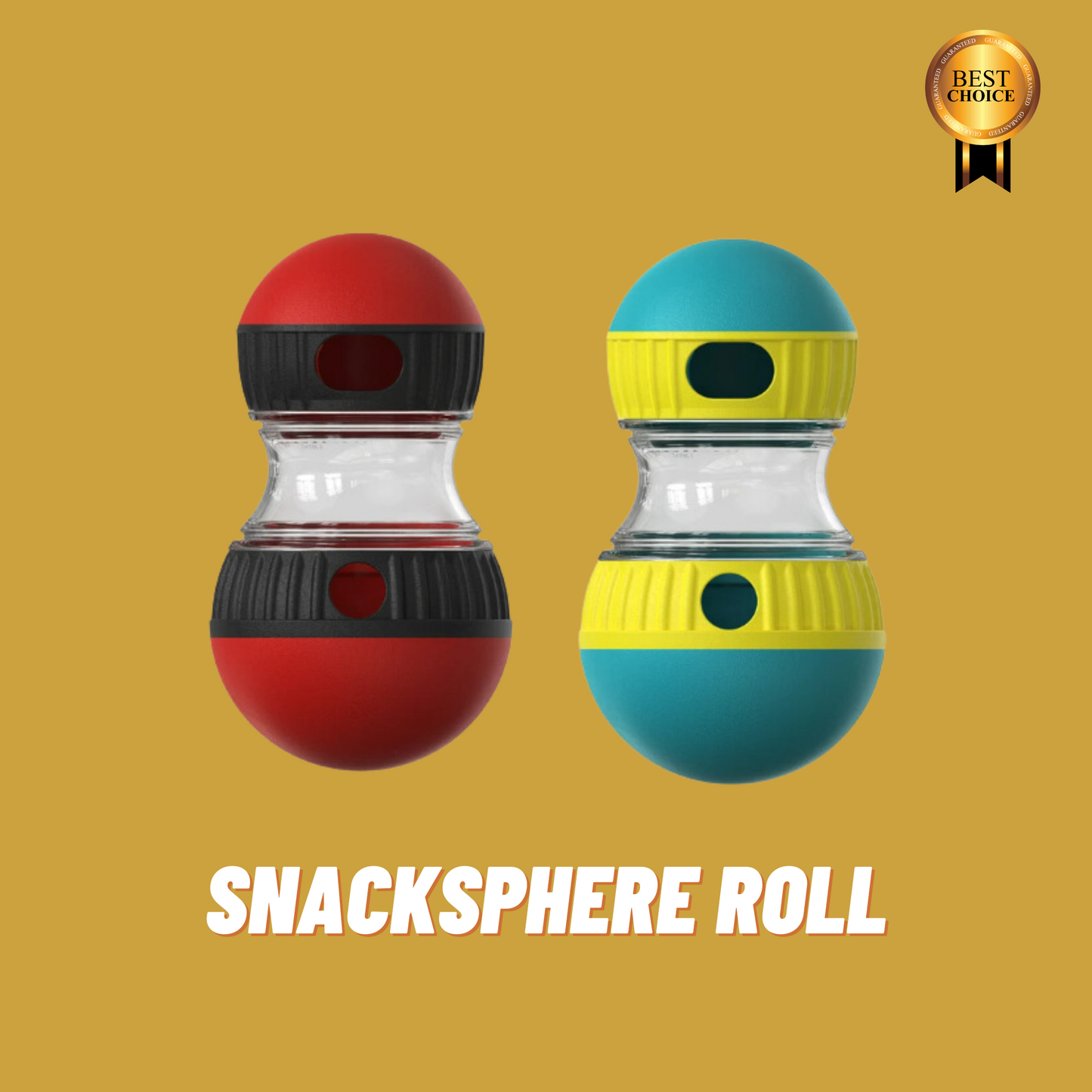 SnackSphere Roll - The Ultimate Dog Toy Feeder To Boost Their Mind & Activity Level