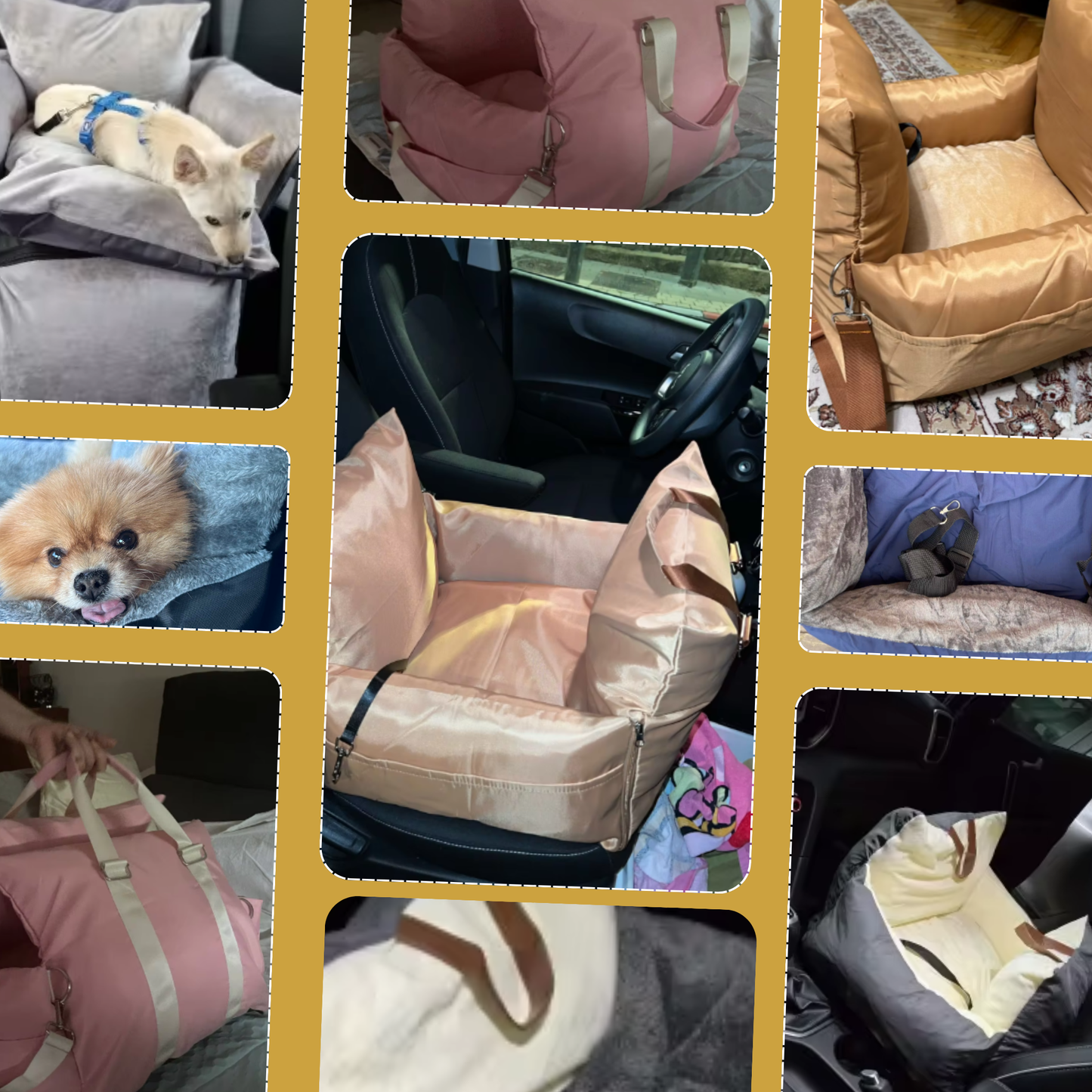 SnugglePaw: Portable Travel Bed for Dogs