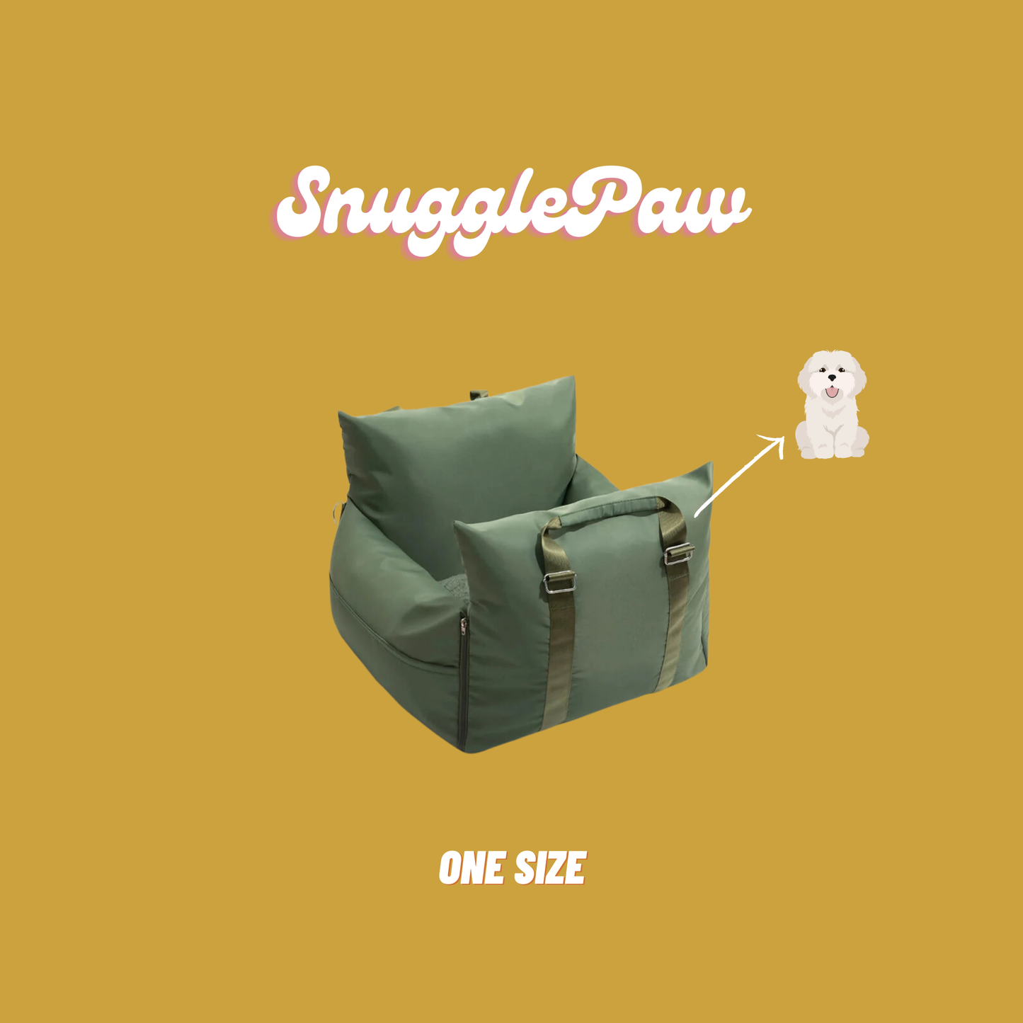 SnugglePaw: Portable Travel Bed for Dogs