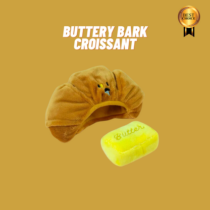 Buttery Bark Croissant: Squeaky Croissant with Butter Plush