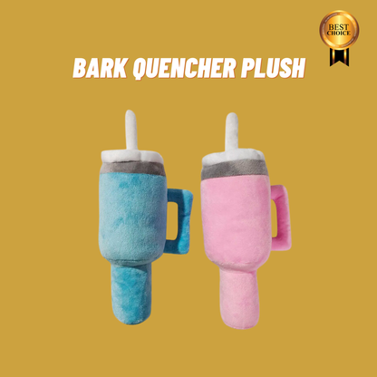 Bark Quencher Plush: Squeaky Quencher Cup-Inspired Dog Toy