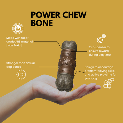 Power Chew Bone - The Ultimate Chew Toy For Heavy Chewer Dogs