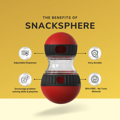 SnackSphere Roll - The Ultimate Dog Toy Feeder To Boost Their Mind & Activity Level