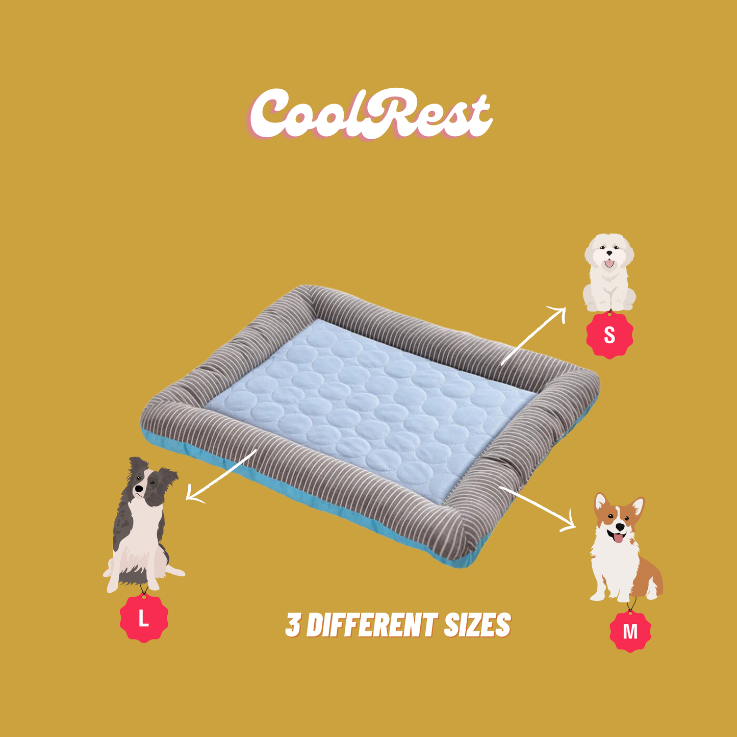 CoolRest: Premium Cooling Bed for Dogs