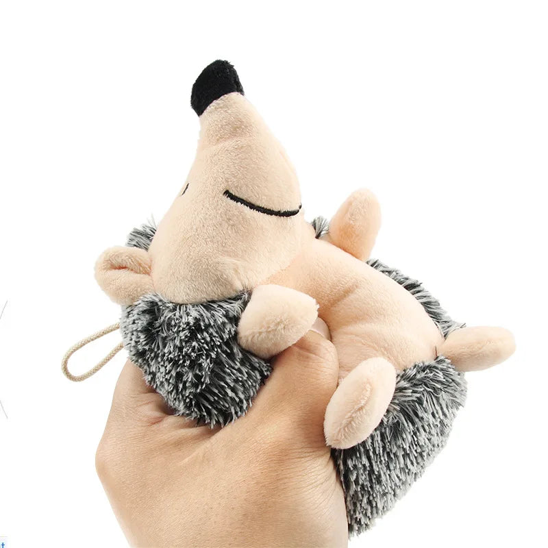 Hedgehog Plush: Soft, Squeaky Hedgehog Toy for Dogs