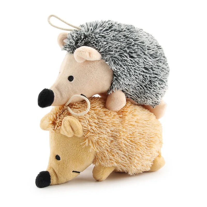 Hedgehog Plush: Soft, Squeaky Hedgehog Toy for Dogs