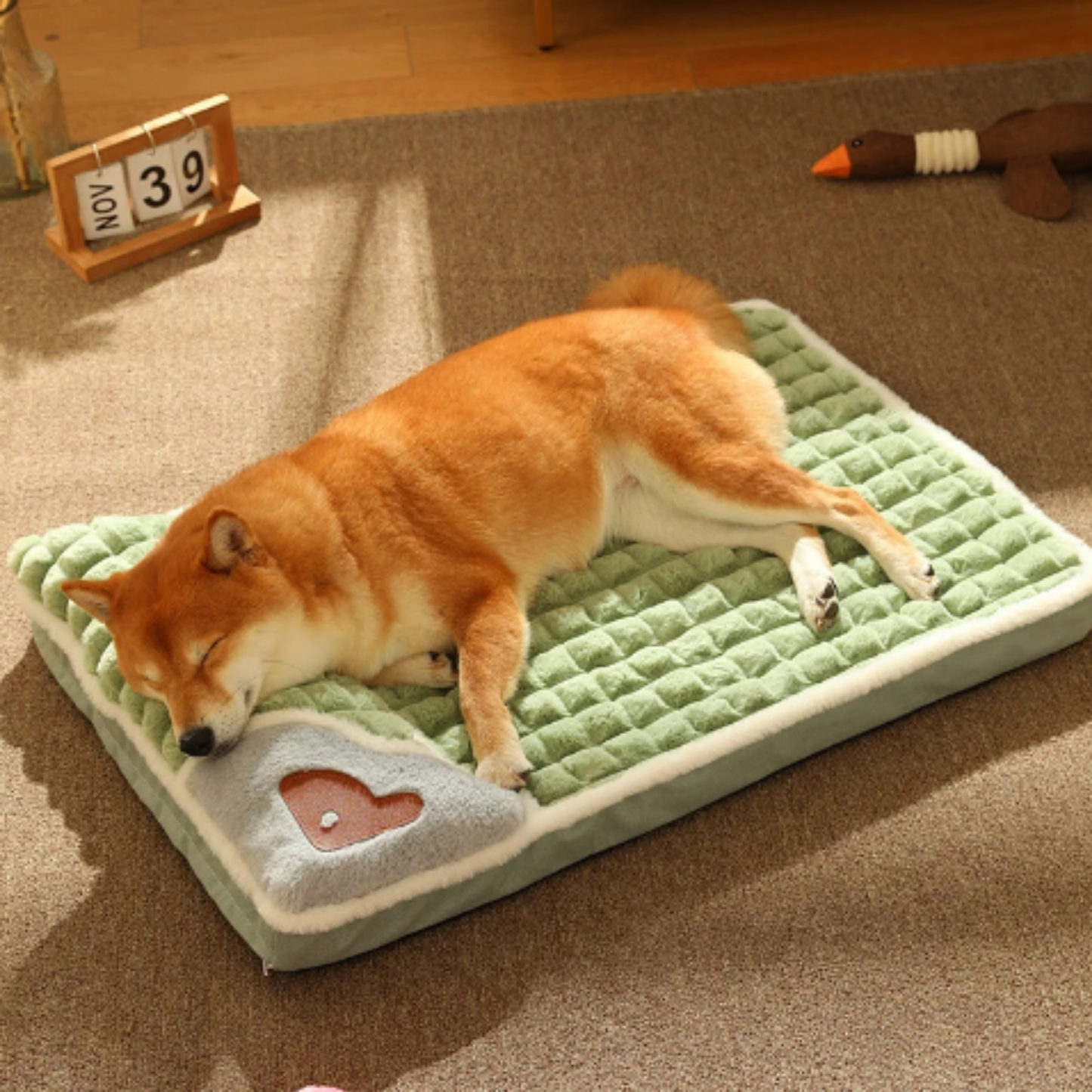 PawPal: Plush Comfort Bed with Headrest