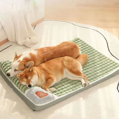 PawPal: Plush Comfort Bed with Headrest