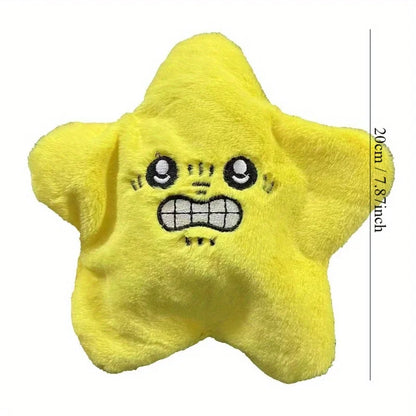 Angry Super Star Plush: Interactive, Moving Squeaky Star Toy