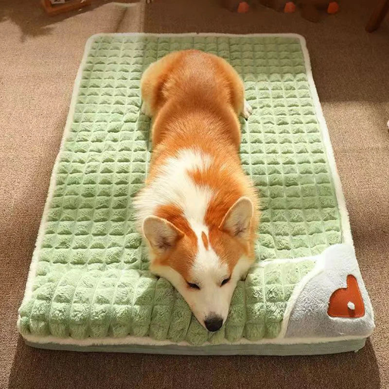 PawPal: Plush Comfort Bed with Headrest