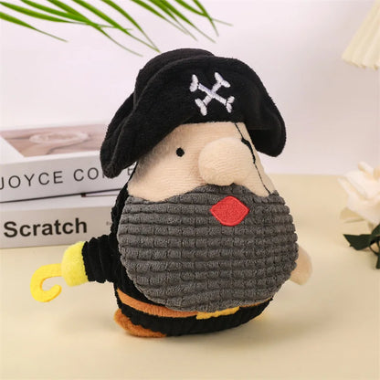 Pirate Plush: Squeaky Pirate Toy for Dogs