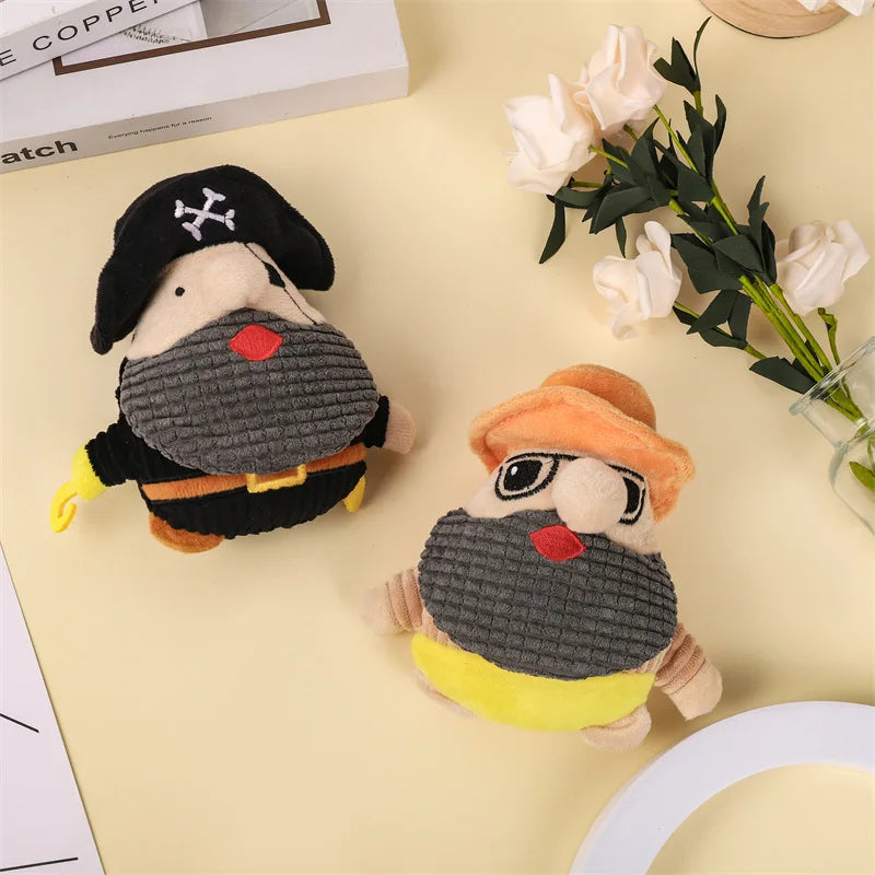 Pirate Plush: Squeaky Pirate Toy for Dogs