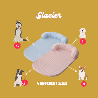 Glacier: Premium Cooling Bed for Dogs with Premium Foam